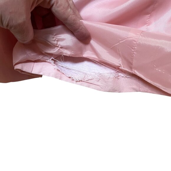 Laura Scott Tailored Pink Linen Blend 2-Piece Pant Suit Career Office 16P‎ READ - Picture 7 of 15